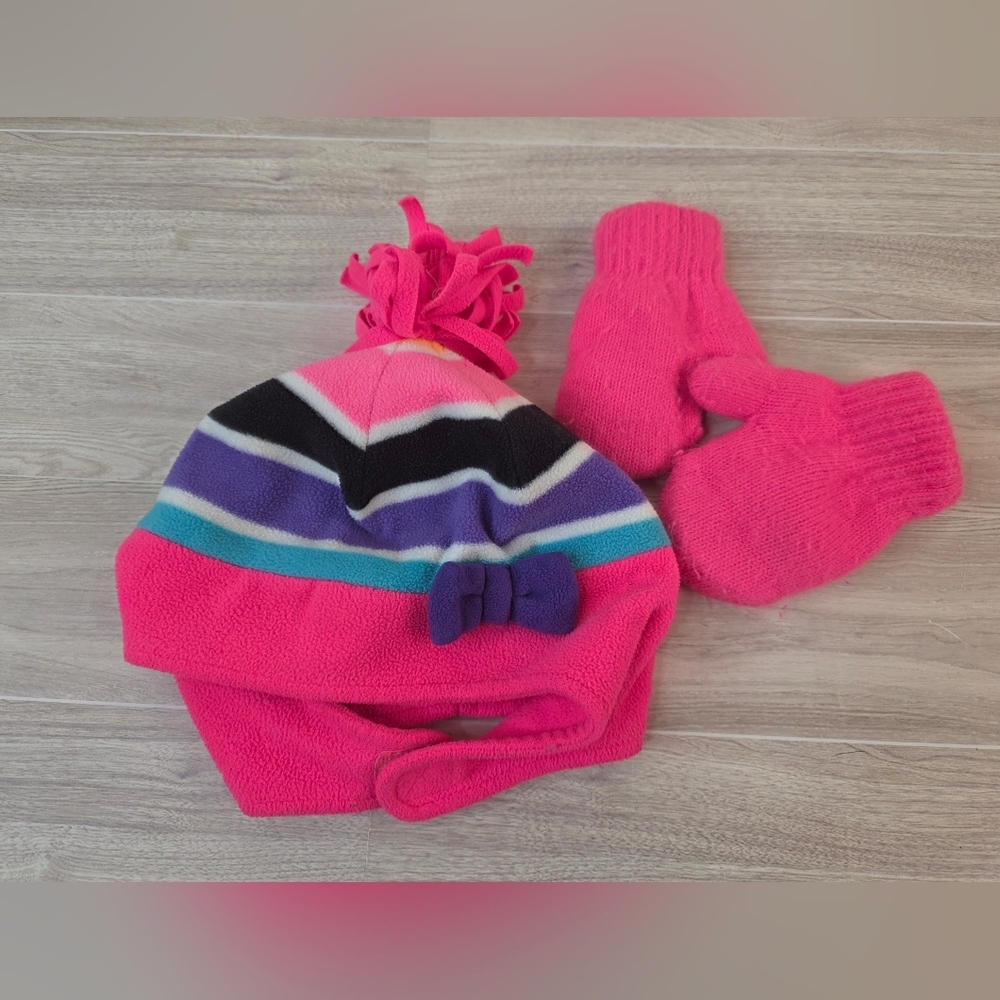 2T-4T Winter Hat And Mittens